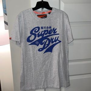SUPERDRY Limited Edition T-Shirt (Fits like a US M) Gray/Blue Graphic